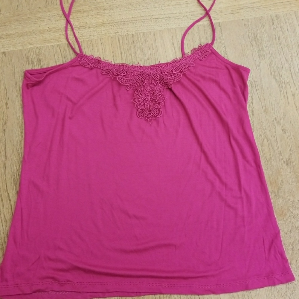 H&M Hot Pink Spaghetti Strap Camisole